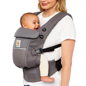 Ergobaby Adapt Soft Flex Mesh - Graphite Grey, Marsupiu Ergonomic