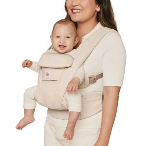 Ergobaby Omni Deluxe Cotton Natural Beige, Marsupiu ergonomic