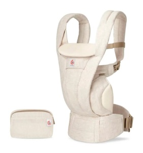 Ergobaby Omni Deluxe Linen Natural, Marsupiu ergonomic