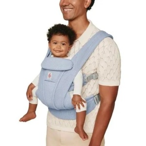 Ergobaby Omni Deluxe Mesh Serene Blue, Marsupiu ergonomic