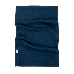 Fular circular lână merinos Joha (adulti) - Dark Blue