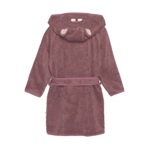 Halat de baie bumbac organic - Rose Brown, Pippi