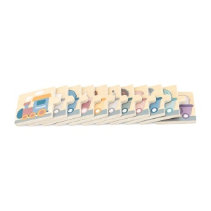 Invatam numerele!, puzzle din lemn, nordic color, Viga Toys - Img 4