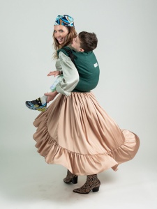 Isara Preschooler, Evergreen Linen (100% In)
