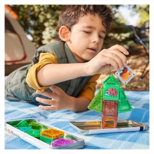 MAGNA-TILES microMAGS Treehouse, Travel set, 24 piese