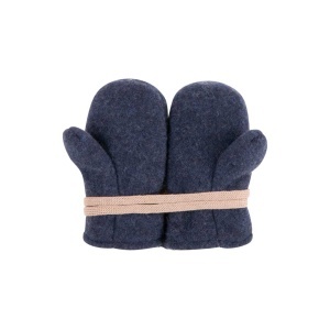 Mănusi lână merinos fleece si bumbac Pure Pure - Marine
