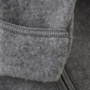 Salopetă cu urechi lână merinos fleece Huttelihut - Grey