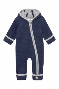Overall lână merinos fiartă cu mănuși și botoșei, Stapf - Midnight Blue