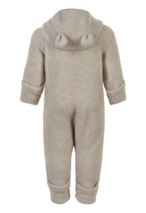Overall lână merinos fleece Mikk-line - Melange OffWhite