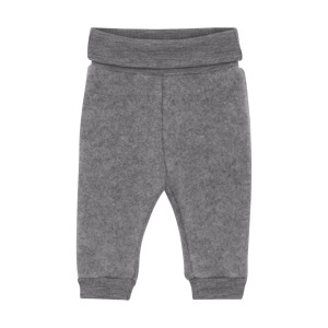 Pantaloni lână merinos fleece Huttelihut - Grey Melange