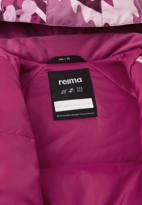 Salopetă de iarnă ReimaTec - Puhuri Cool Burgundy