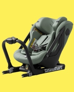 Scaun auto copii i-Size Axkid One 3 - Nordic-Bloom-Green