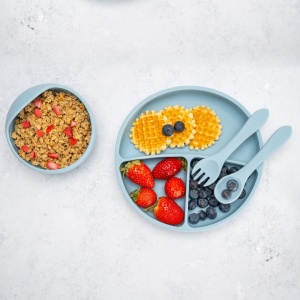 Set Diversificare, AppeKids, 100% Silicon, Basic - Aqua Blue - Img 6