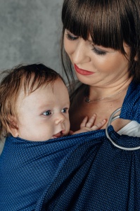 Sling cu inele Lennylamb - Cobalt