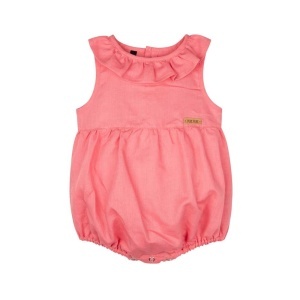 Summersuit din in si bumbac, Pure Pure - Dusty Rose