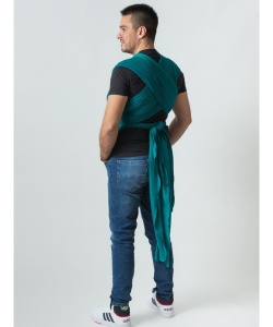 Wrap elastic Isara - Teal green