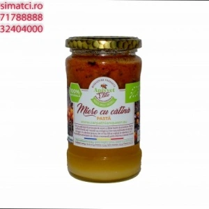 Miere cu catina pasta la borcan de 420 gr, Livrare Iasi, bucuresti, Cluj, Brasov etc