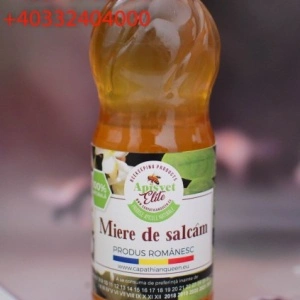 Miere Naturala de Salcam imbuteliata la PET alimentar de unica folosinta de 1400 gr