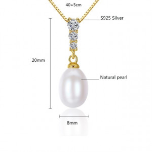 Set bijuterii argint cu perle naturale Mariah