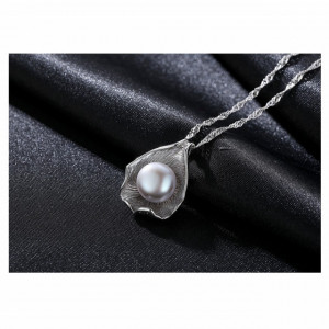 colier perla gri Ivory