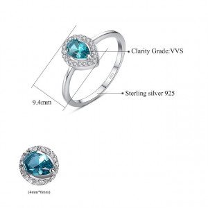 Inel Capri Aquamarine