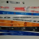 Snur textil (lanyard) personalizat, pentru ecuson sau legitimatie