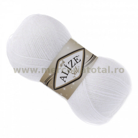 Alize Şal Simli 55 white