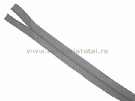 Fermoar metraj T3 alb