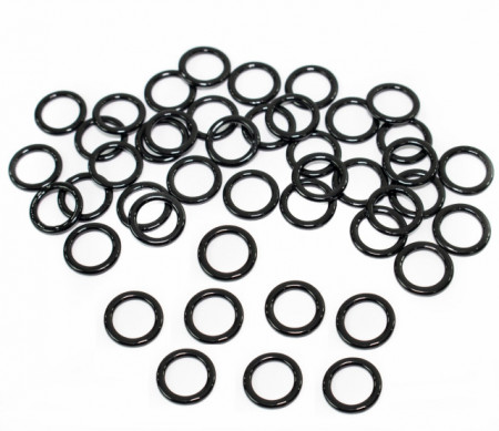Inel plastic negru