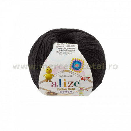 Alize Cotton Gold Hobby New 60 black