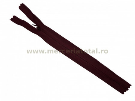 Fermoar ascuns 20cm grena
