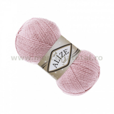 Alize Şal Simli 363 wedding pink