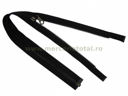 Fermoar metalic detasabil 50cm negru