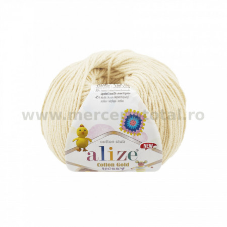 Alize Cotton Gold Hobby New 01 cream