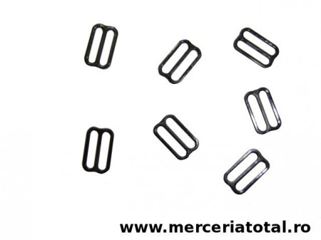 Reglor plastic 20mm negru
