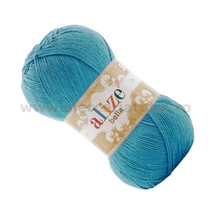 Alize Bella 100 245 turquoise