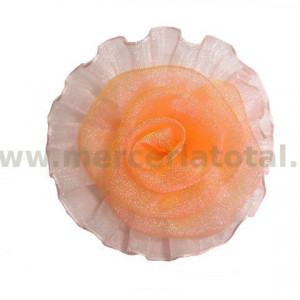 Floare organza corai