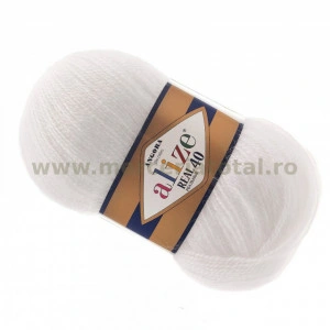 Alize Angora Real 40 55 white