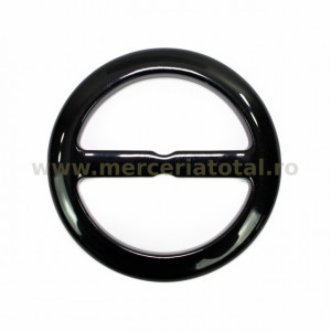 Catarama plastic rotunda 50mm negru