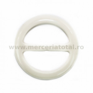 Catarama plastic rotunda 50mm alb