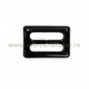 Catarama plastic dreptunghi 30mm negru