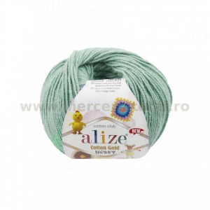 Alize Cotton Gold Hobby New 15 water green