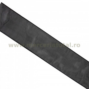 Panglica organza 40mm negru