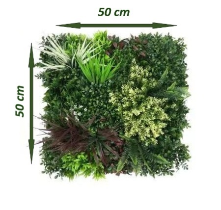 VV 9003 GreenWall Puzzle ABCD-perete verde artificial 0,5mx0,5m - Img 2