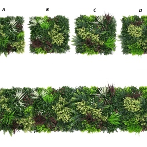 VV 9003 GreenWall Puzzle ABCD-perete verde artificial 0,5mx0,5m - Img 5