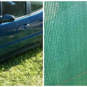 PLASA VERDE plastic - umbrire,mascare,camuflaj-rola 2 x 10m, 220 gr/mp - Img 2