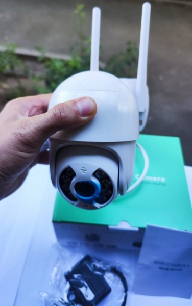 Oferta Camera Video Rotativa de Exterior Ip WIFI Weike ABQ-A8B ICSEE 3/5/8M pixeli reali 100% Bidirectionala