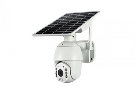 Camera Video Solara de Supraveghere WIFI Web IP rotativa baterii litiu model 18650, 2500mA, 1920*1080 Full HD 1080P