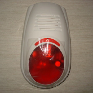 Sirena Alarma fara fir pentru Exterior cu Flash Luminos si acumulator de Back-Up / Rezerva