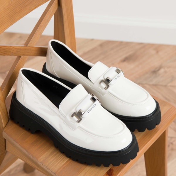 Pantofi casual cod X9 White